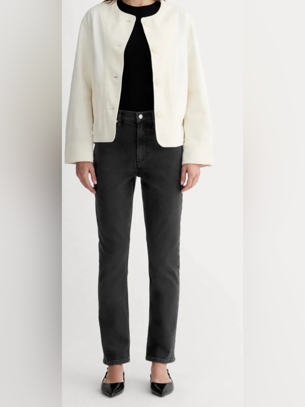 Everlane Midrise Organic Cotton Ankle Jeans in Size 29 F